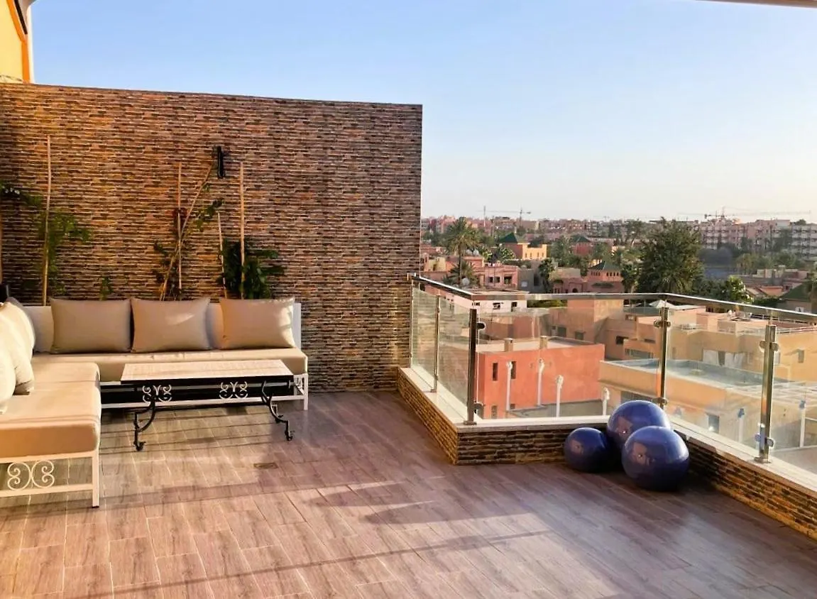 Appartement 1 Chambre - Superbe Terrasse & Vue Panoramique - Semlalia Marrakesh